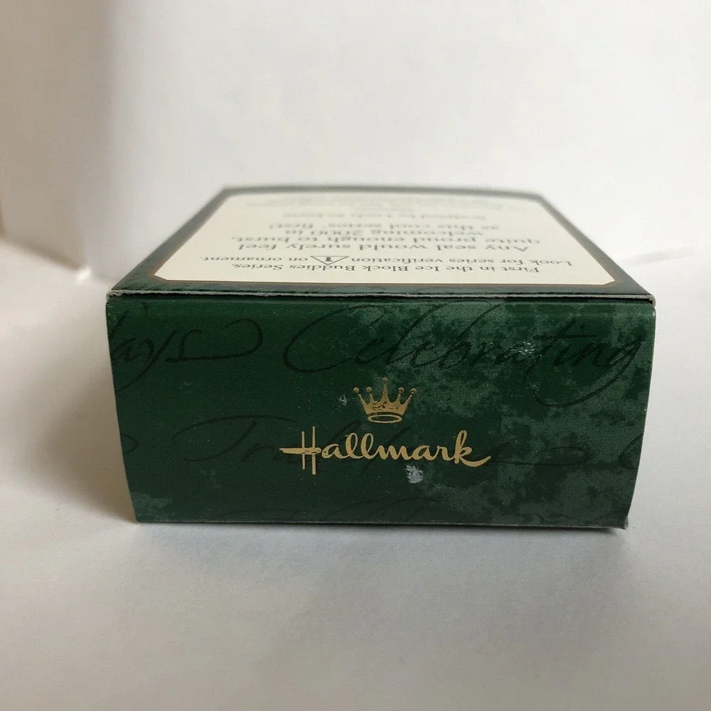 Hallmark Christmas Ornament Keepsake Miniature Ice Block Buddies 2000 Polar Bear
